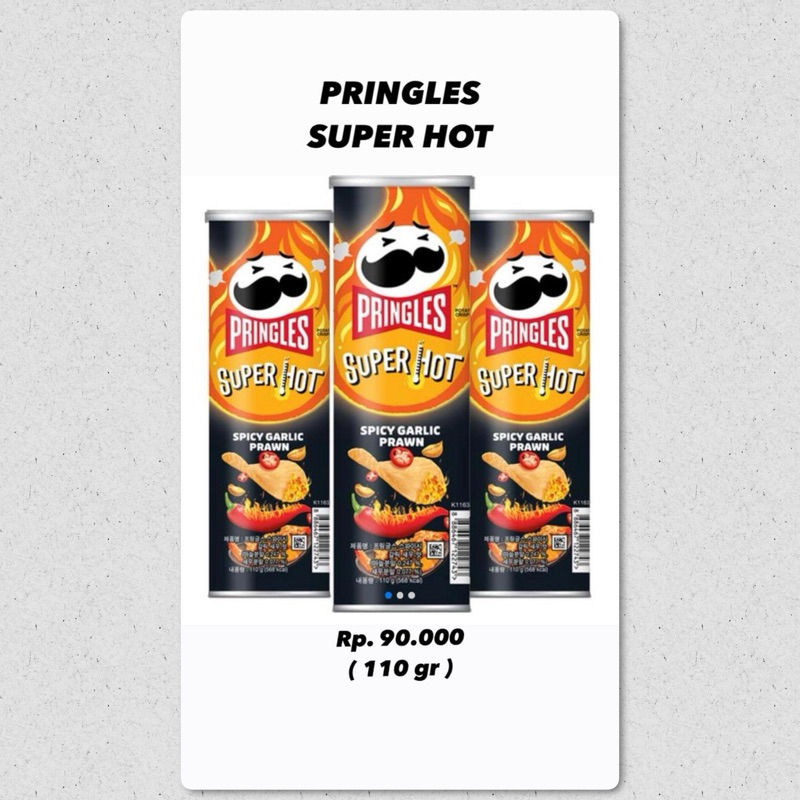

PRINGLES SUPER HOT 110 gr