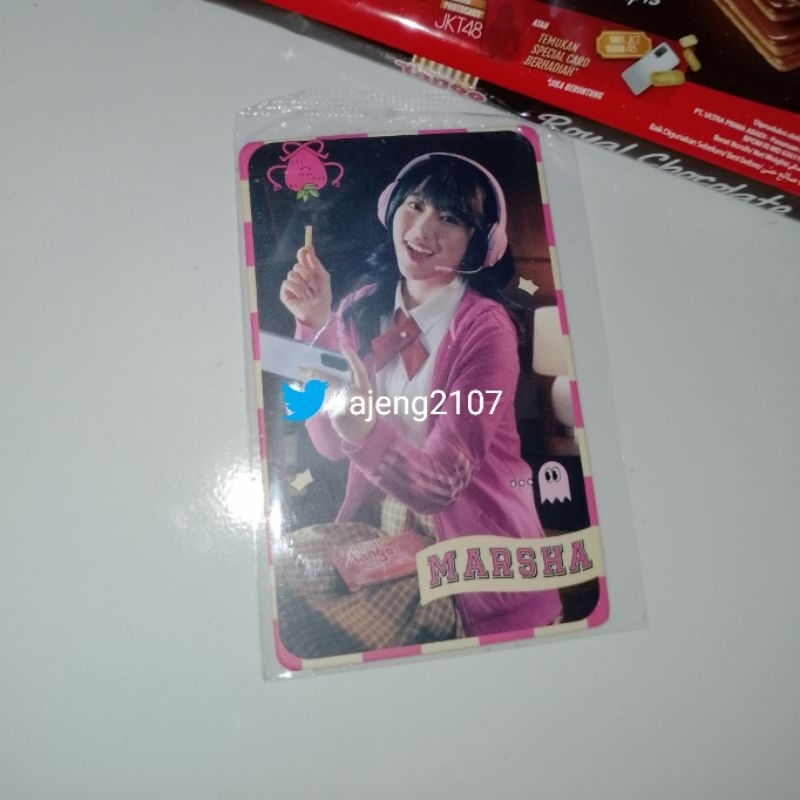 Photocard PC Marsha Kathrina JKT48 x Tango