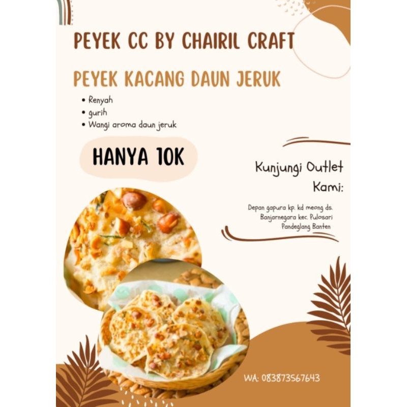 

Peyek by Cc Chairil Craft 100gr