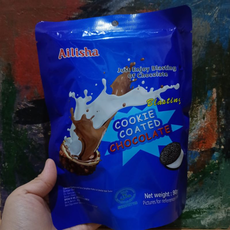 

Ailisha 90gr Cookie Coated Chocolate Cookies and Cream