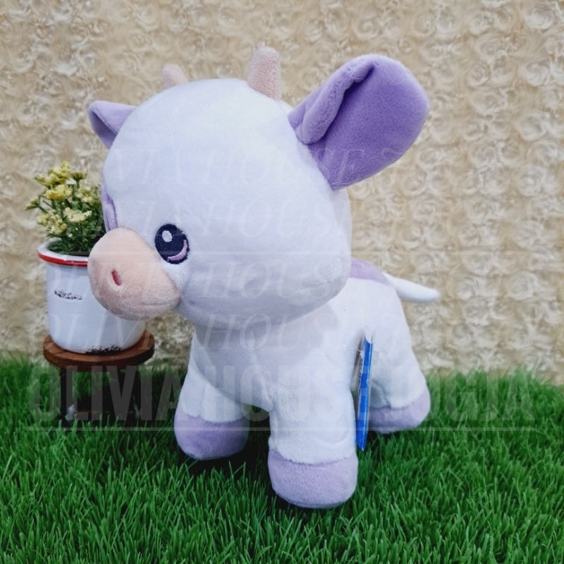 Boneka Sapi Mata Bordir Boneka Sapi Putih Boneka Sapi Cute