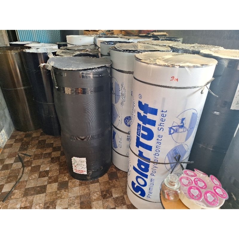 Thebettles Solarflat Solar Flat Solartuff Solid Flat Atap Bening Transparan Embossed 1.2Mm 3Mm 6Mm