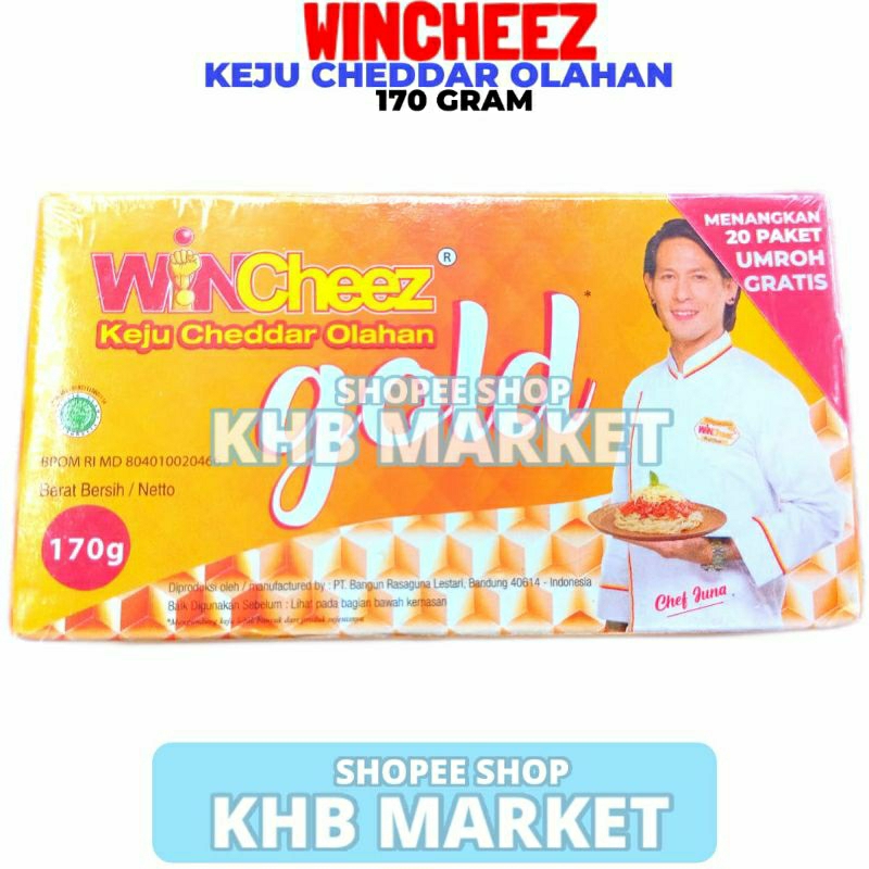 

Wincheez Keju Cheddar Olahan Gold 170 GR