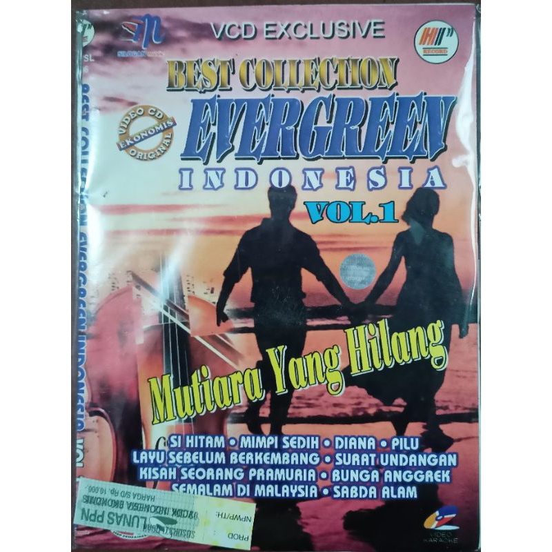 VCD original indonesia Evergreen love song