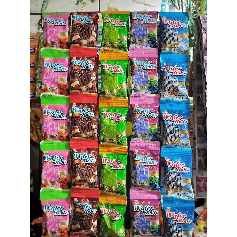 

Wafer Roll Renceng | 5 Varian Rasa