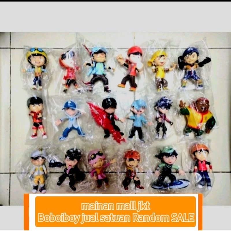 Boboiboy - Mainan anak Boboiboy - boboiboy figure - mainan boboiboy satuan - action figure Boboiboy 