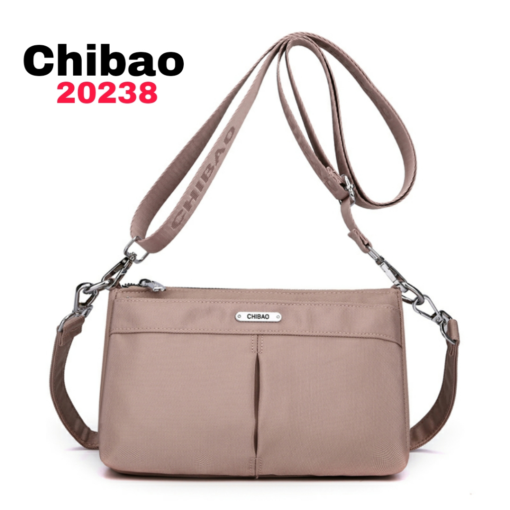 Chibao ori - Tas selempang chibao 20238 tas wanita bahan kanvas slingbag wanita