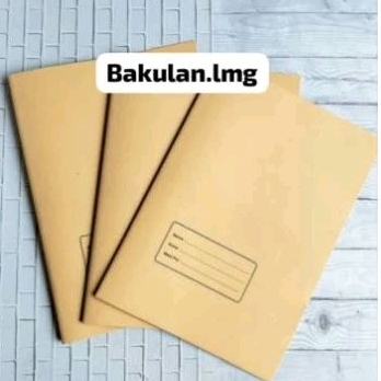 

Buku tulis bersampul coklat