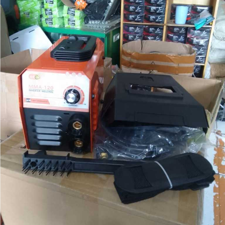 MESIN LAS 450WATT WELDING MACHINE IWA TRAVO LAS LISTRIK LENGKAP SIAP PAKAI