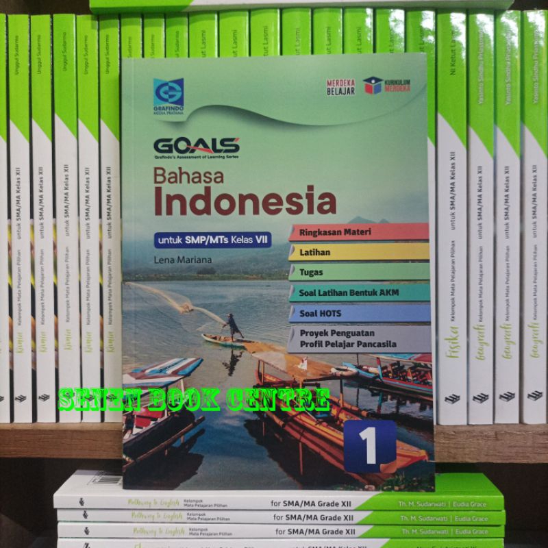 Buku Soal Goals Bahasa Indonesia Kelas 1 / 7 SMP Grafindo Kurikulum Merdeka