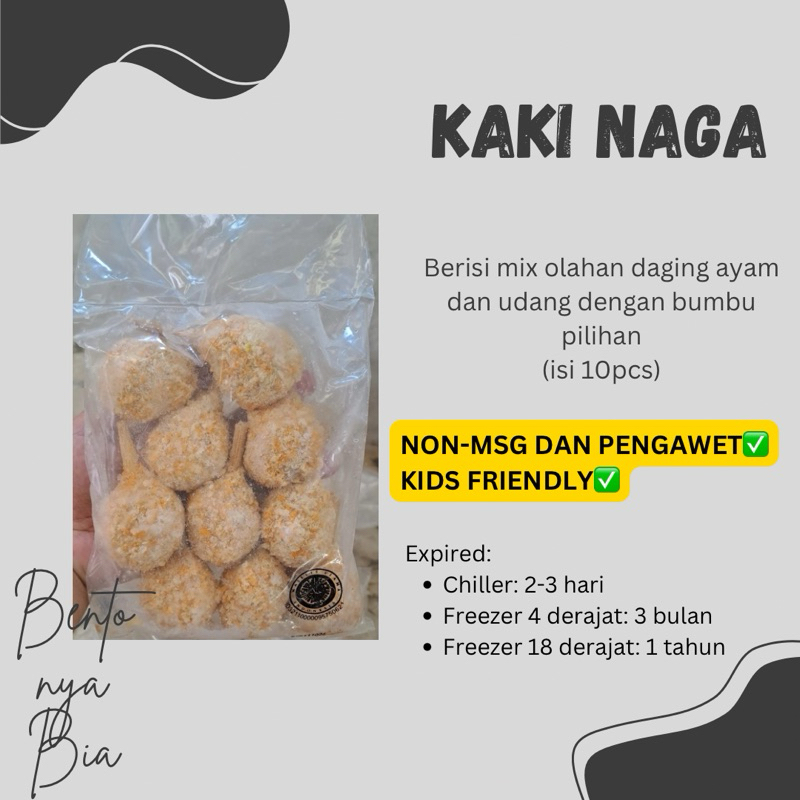 

Kaki Naga Frozen Bento Hokben