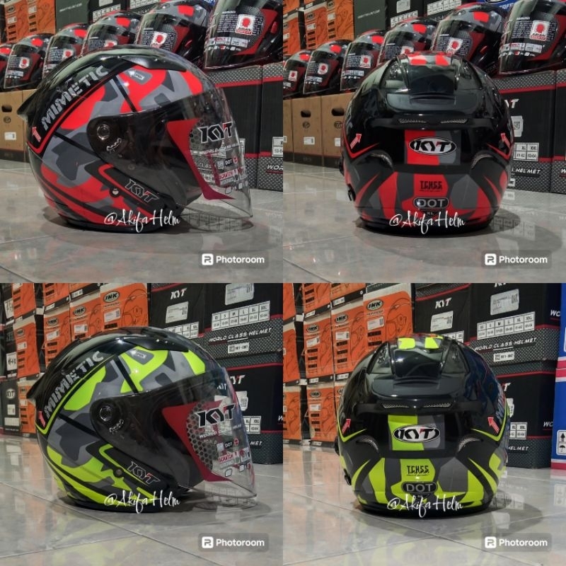 COD Helm KYT Galaxy Flat R Mimetic Seri #4 Original