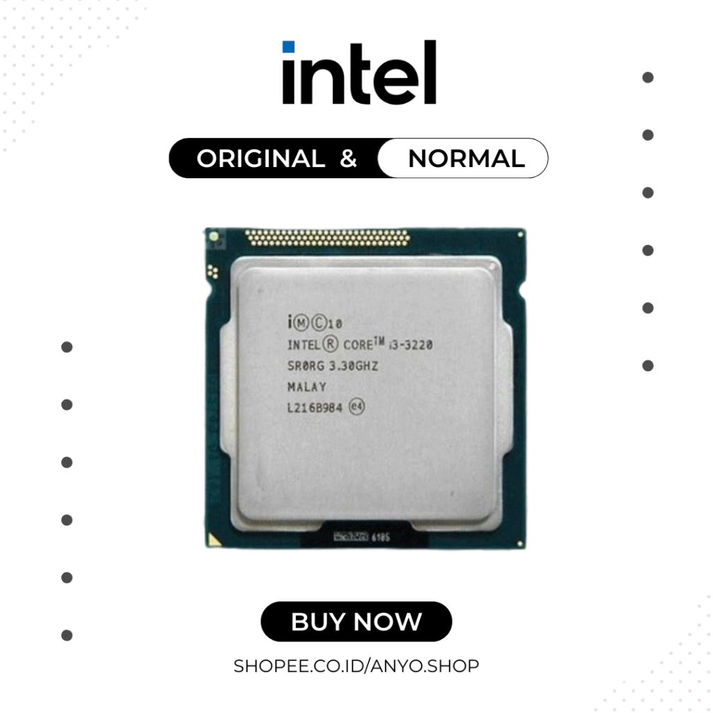 Processor Intel Core i3 3220 Socket 1155 tray