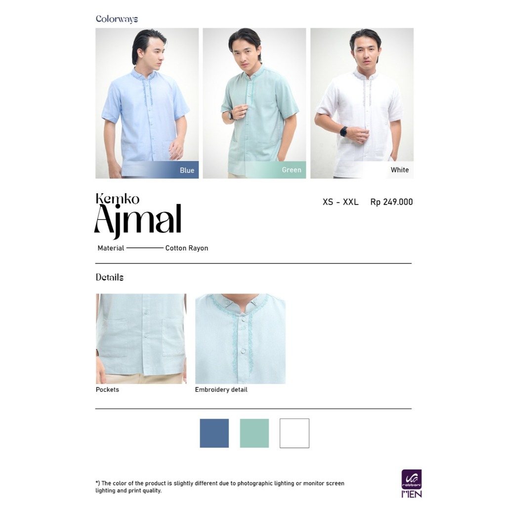 KEMKO Kemeja Koko Rabbani AJMAL