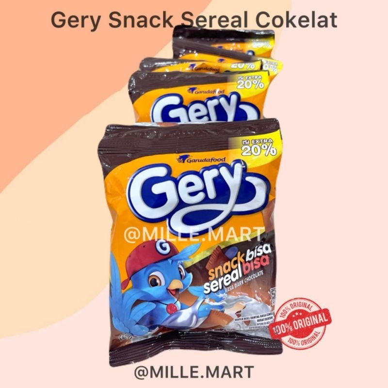 

[Per pcs] GERY SEREAL SNACK COKLAT 11GR