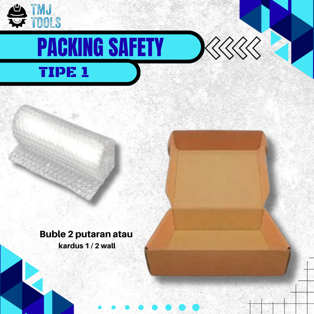 

Tipe 1 Extra Safety Pack / Packing Safety Bubble Wrap Tambahan Untuk Bungkusan Lebih Aman