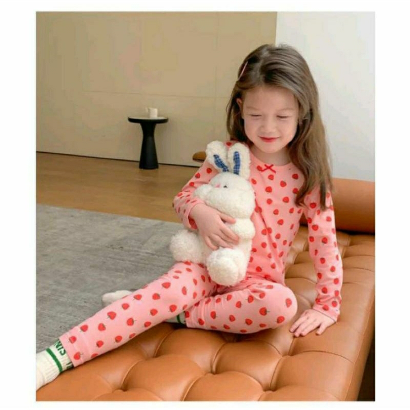Baju Tidur Piyama Panjang Anak Perempuan  Usia 1-8 Tahun