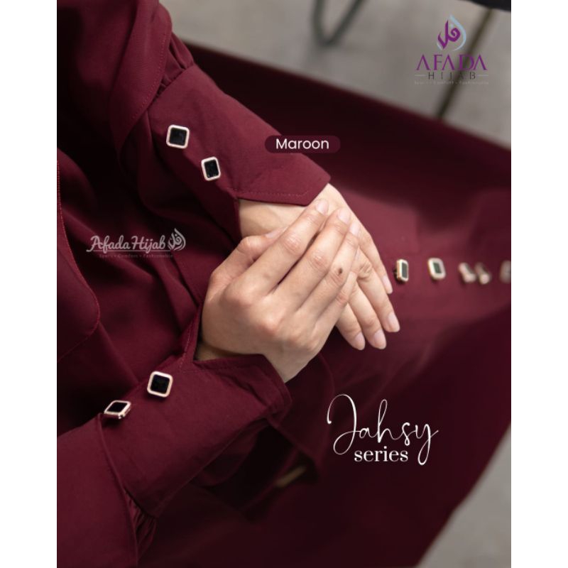 Set Gamis Syar'i Jahsy by Afada Hijab