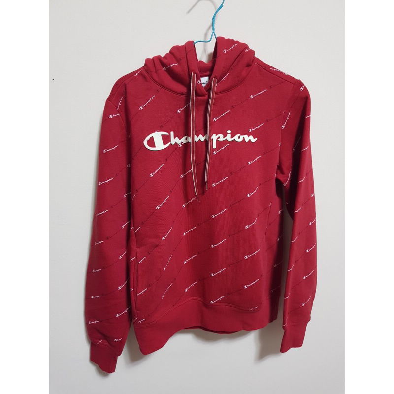 Champion Red Hoodie (Preloved)