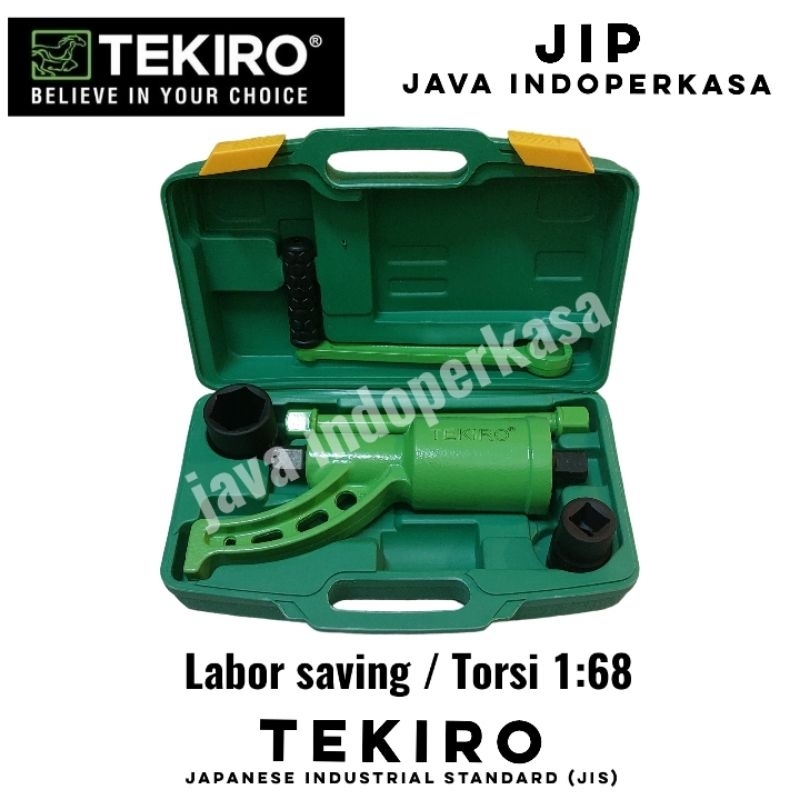 impek manual roda truk set 5 pcs TEKIRO kunci torsi roda truk 1:68 labor saving wrench