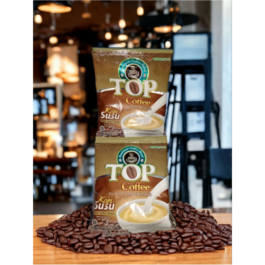 

☘️MUMTAAZZTORE☘️ WINGSFOOD TOP COFEE KOPI SUSU 31 GR ISI 12