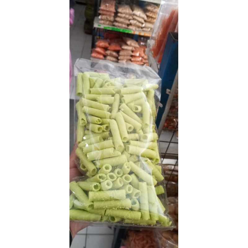 

cemilan kekikinian//snack stick astro rasa green tea