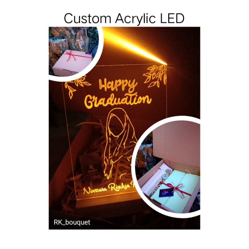 Lampu Akrilik Custom / Custom Acrylic LED
