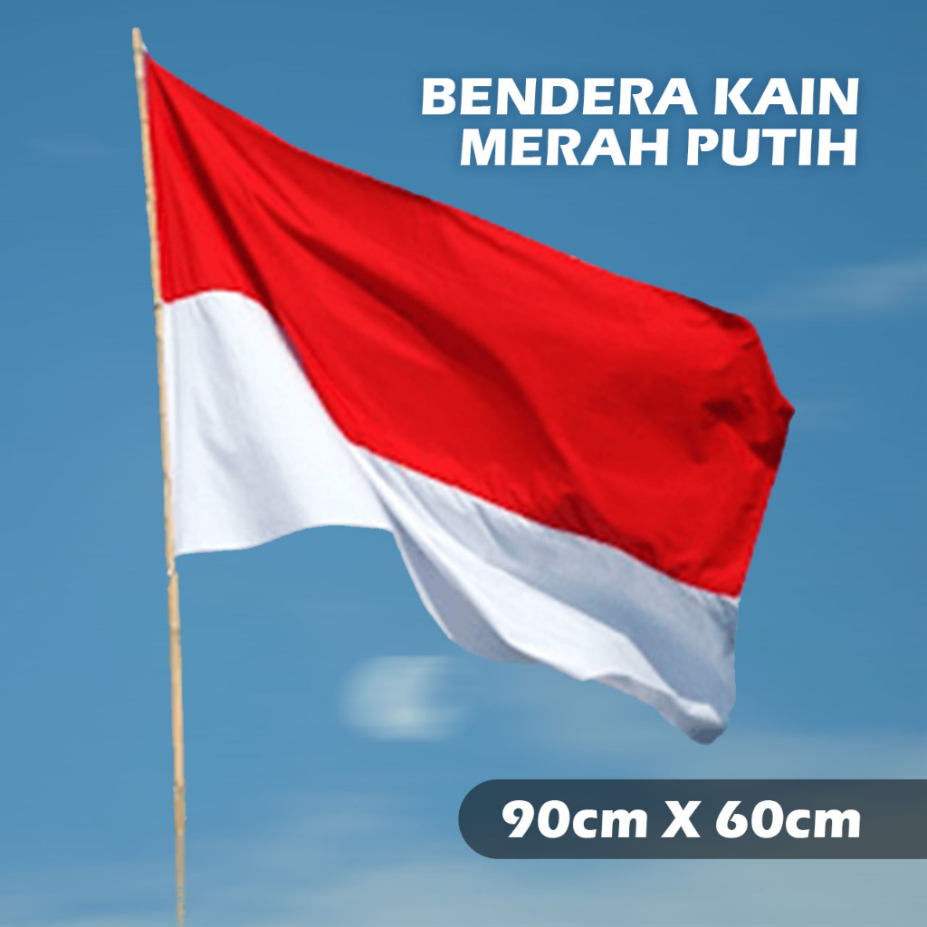 RALALI  Bendera Merah Putih Ukuran 90cm x 60cm