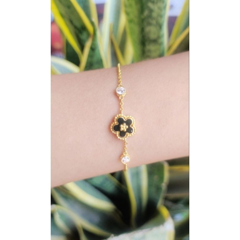 Gelang bunga vancleef Emas 8k