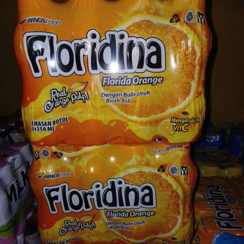 

Floridina orange 1 pak isi 12 btl 350ml