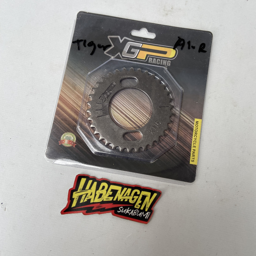 Gigi gir gear sprocket cam timing sentrik keteng sintrik atas Honda tiger 2000 lawas lama revo tilas