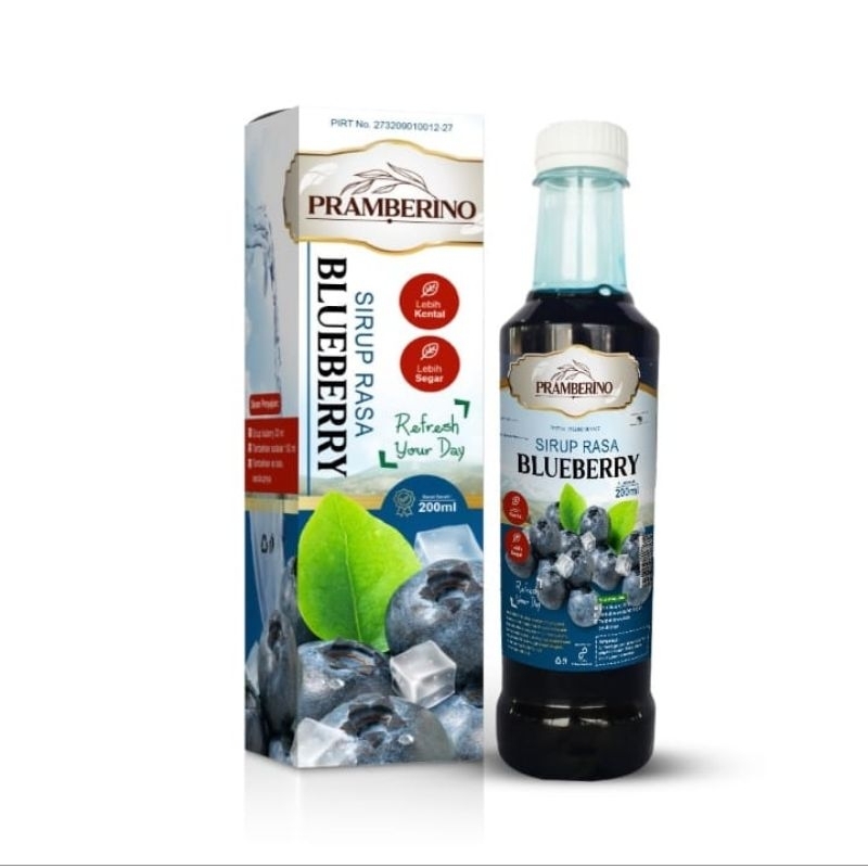 

Pramberino Sirup Blueberry 350ml isi 2 botol