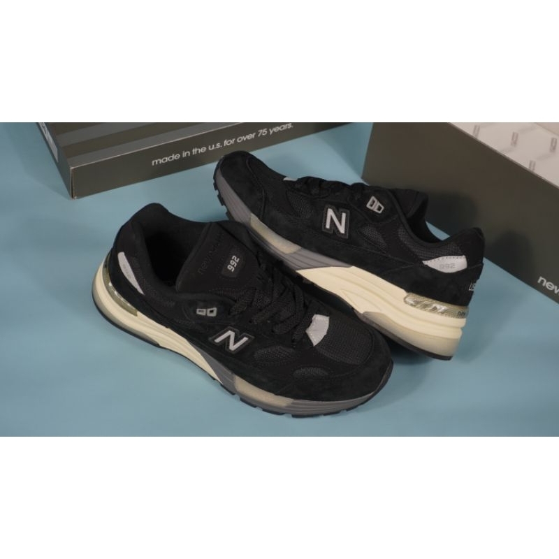 UD NEW BALANCE 992 BLACK GREY (MADE IN USA) MEN'S - M992BL