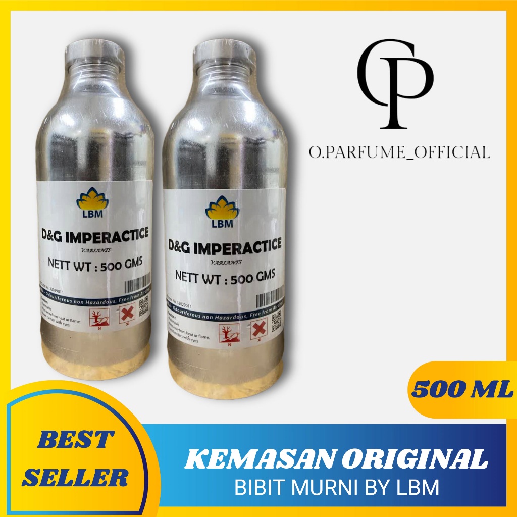 bibit Parfum D&G IMPERATICE / SISSI ( 500 ML SEGEL ) LBM Fragrance - PERFUME NON ALKOHOL - Bibit par