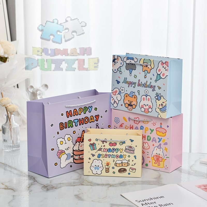 

Paper Bag Happy Birthday | Goodie Bag | Tas Souvenir | Tas Ulang Tahun