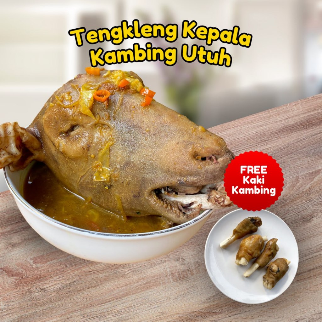 Tengkleng Kepala Kambing Muda Utuh Balibul Sate Kambing Muda Haji Parto