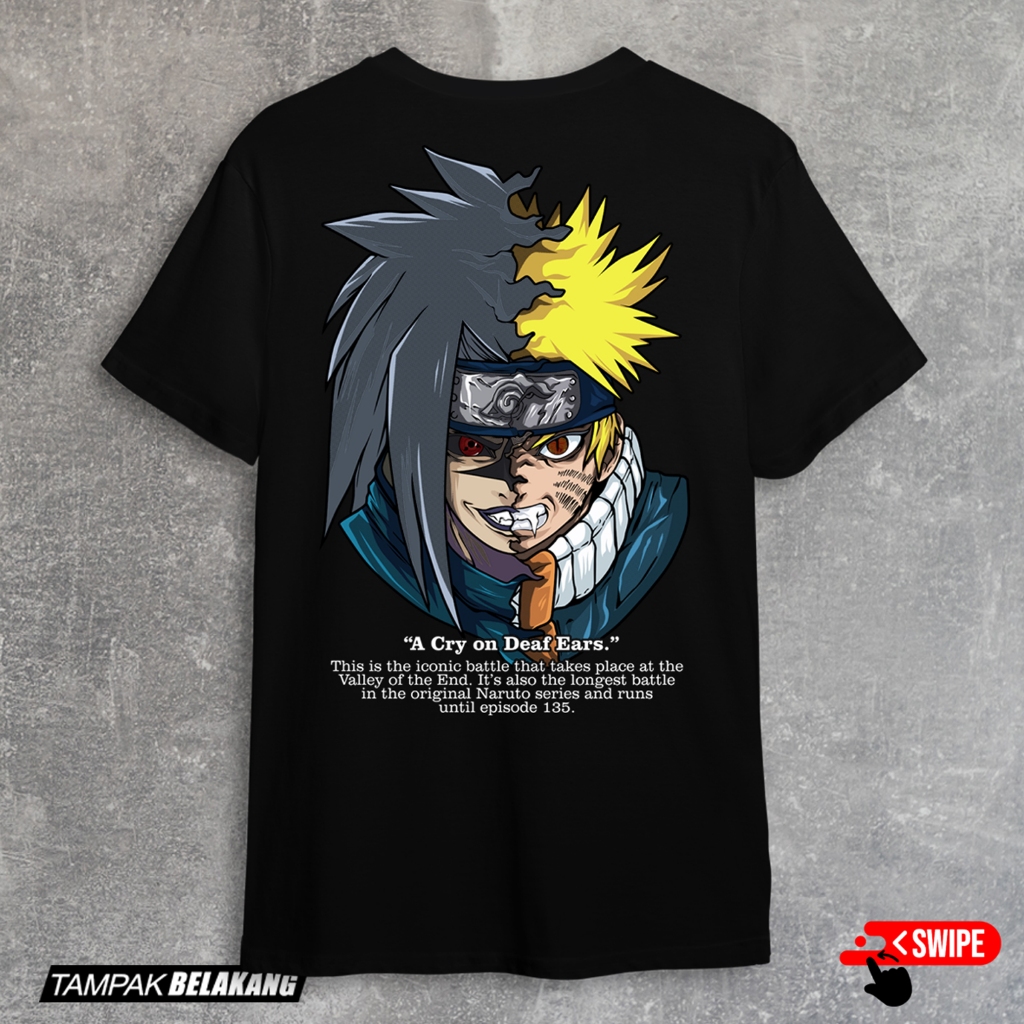 Kaos Anime Naruto VS Sasuke Epic Battle Keren