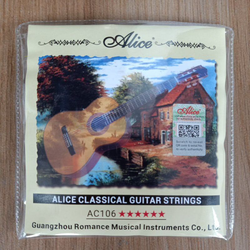 senar gitar Alice klasik nylon 1set