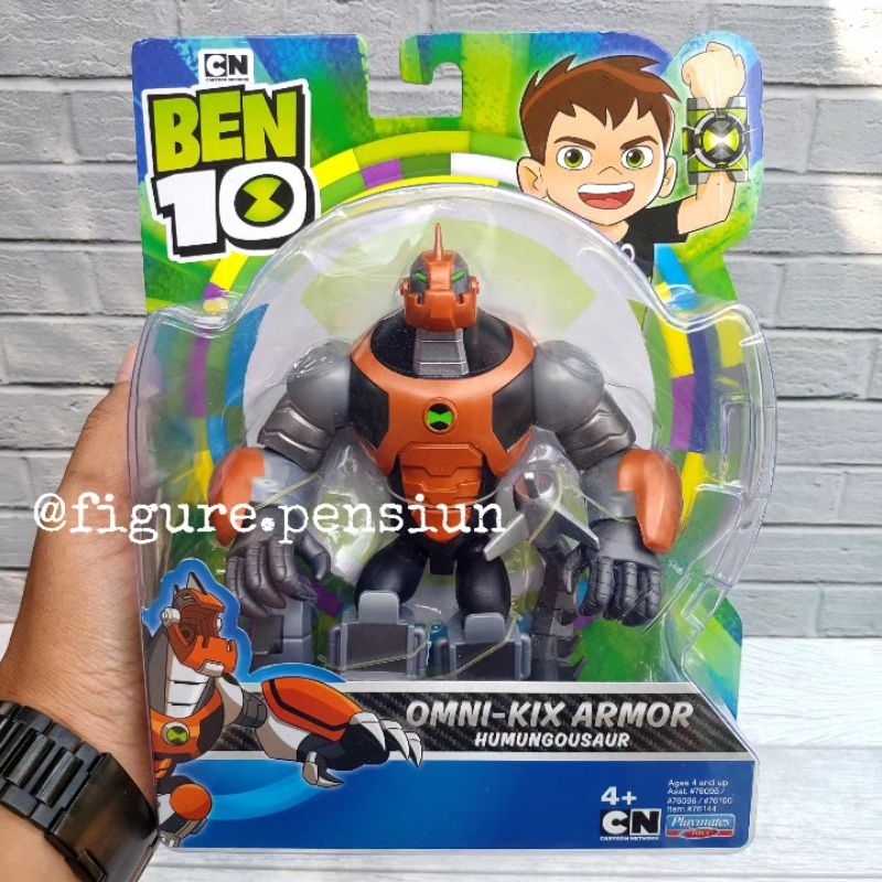 BEN 10 OMNI KIX ARMOR HUMUNGOUSAUR PLAYMATES TOYS ACTION FIGURE ORIGINAL BEN10