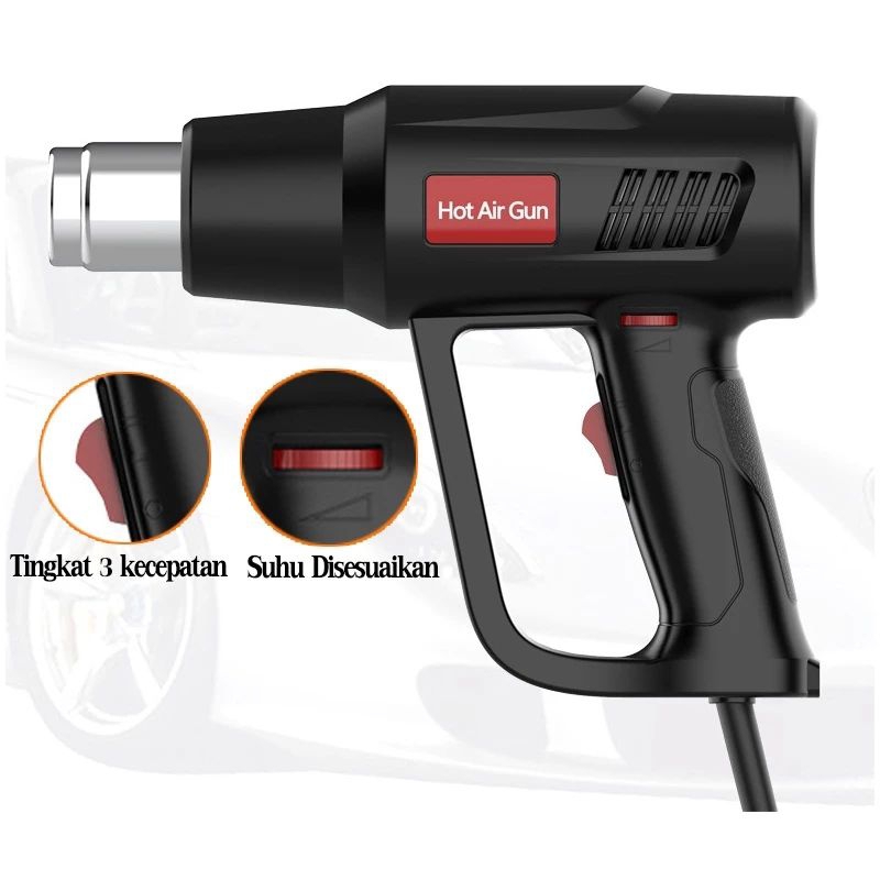 ✅ Blower alat pemanas segel plastik Mini Hot air Gun