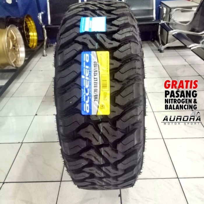 Ban mobil off road ring 17 merk Accelera M/T-01 ukuran 285/70 R17 baru tubles gratis pasang ditoko
