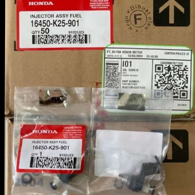 16450-K25-901 Injector Assy Fuel injektor fuel pump Beat Fi ESP Beat Pop Scoopy ESP Vario 110 LED or