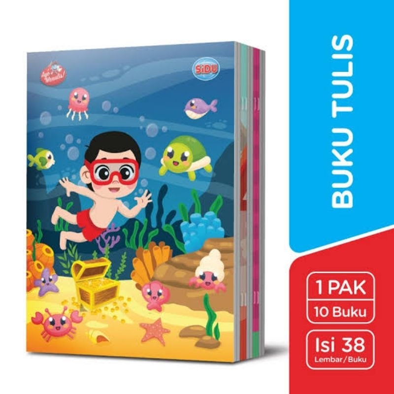 

ECER Buku Tulis SiDU Sinar Dunia isi 38 Lembar - Forkidsseries