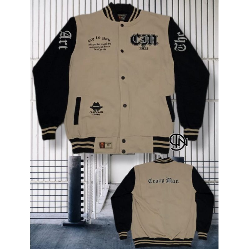 Jaket Versity Baseball Full Bordir | Jaket Boomber Versity Original Premium