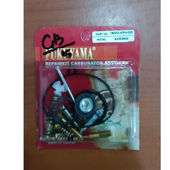REPAIR KIT CARBURATOR KARISMA/SUPRA X 125 FUKUYAMA