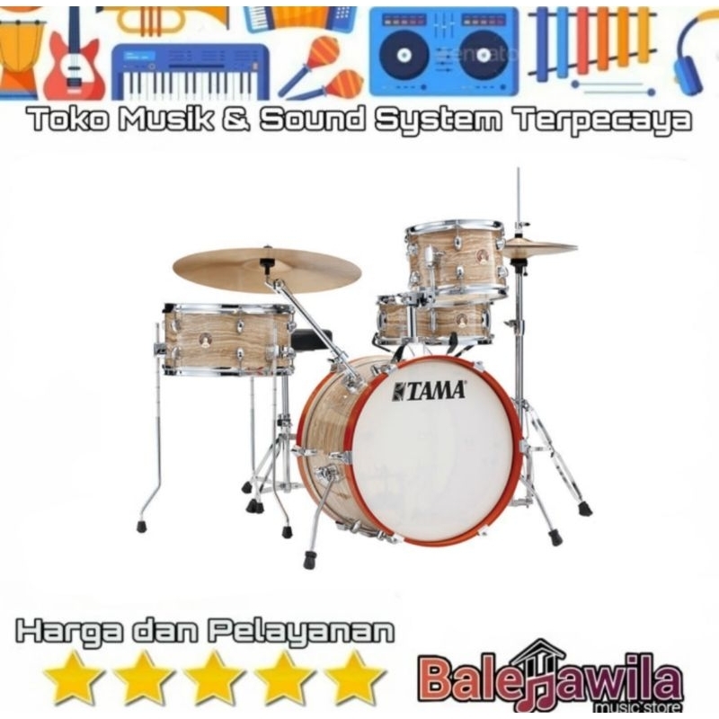 Drum Akustik Tama LJK48H4 CMW - AQB -CPM - GXS - CCM Drum Acoustic Tanpa Cymbal