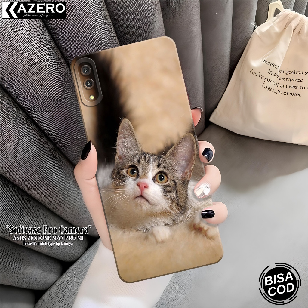 Case Hp ASUS ZENFONE MAX PRO M1 Fashion Case Kucing Silikon Pro Camera Softcase ASUS ZENFONE MAX PRO