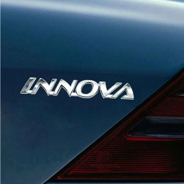 (AK) STIKER EMBLEM BELAKANG MOBIL INNOVA WARNA CHROME