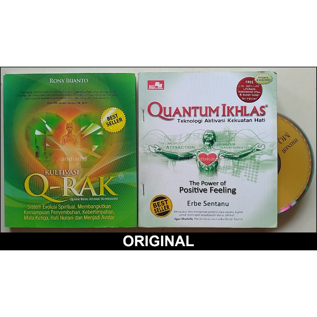 QUANTUM IKHLAS ERBE SENTANUKULTIVASI Q-RAK QUARK REIKI ATOMIC KUNDALINI RONY IRIANTO