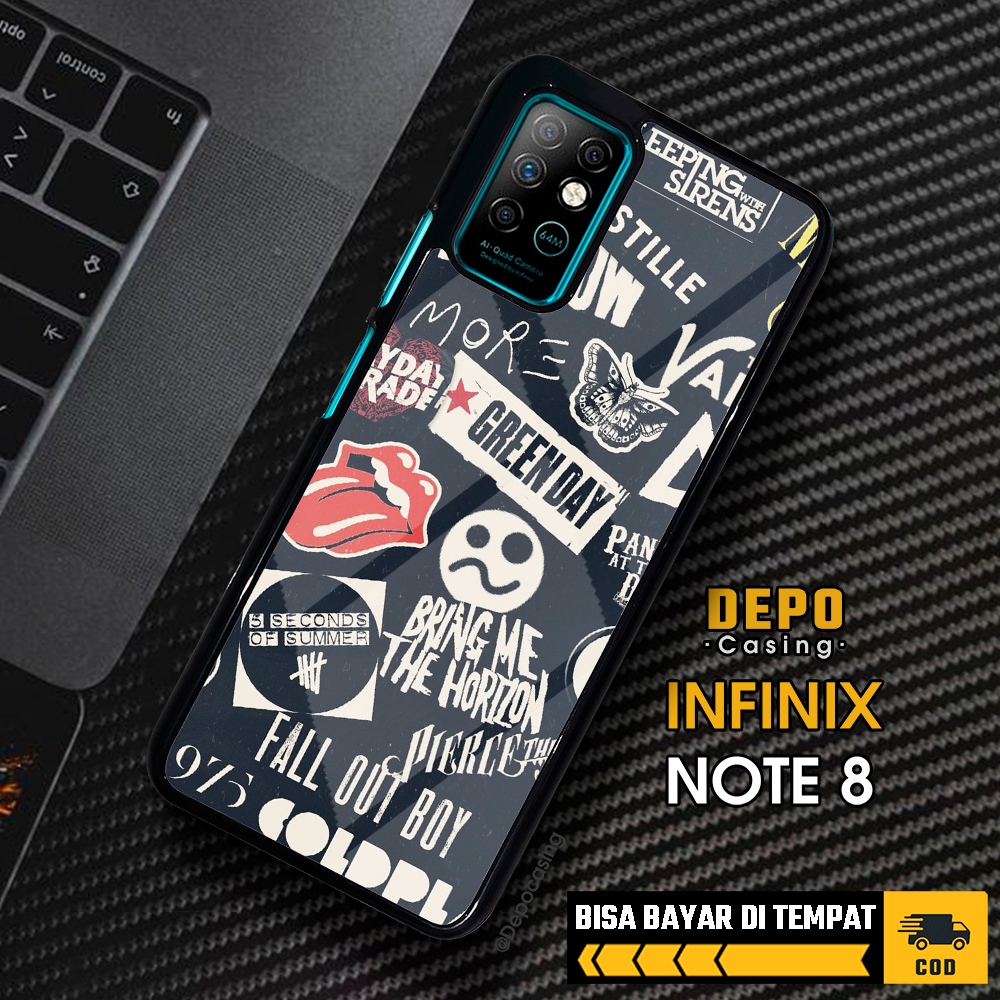 Case Infinix Note 8 Casing Infinix Note 8 Casing Depo Casing [MSCB] Case Glossy Case Aesthetic Custo